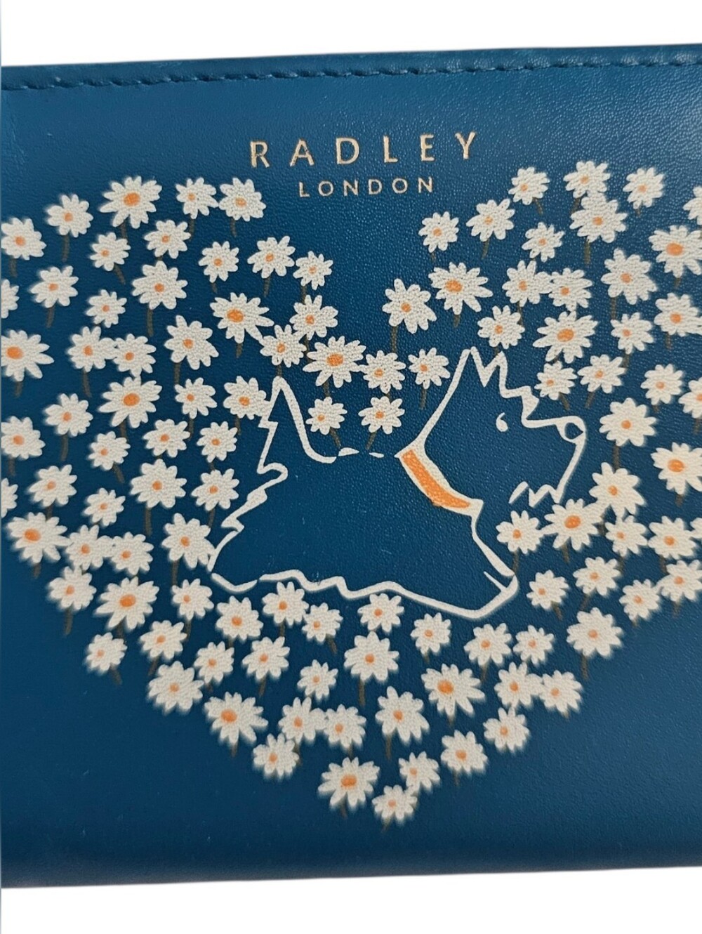 Radley London Blue Daisy Scottie Wallet - Picture 2 of 5